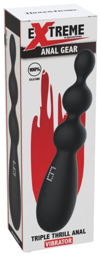 Triple Thrill – vibráló prosztata stimulátor 11 x 3.6 cm