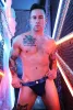 Stonewall Wash Denim – sötét farmer cseppfarmer jockstrap
