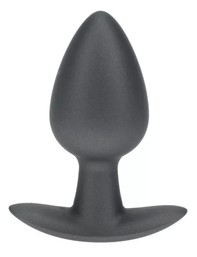 Metál plug – prémium anális izgató, 6,5 x 3,3 cm, szürke