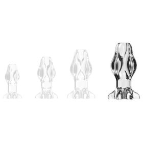 Starass Plug Tunnel XL – áttetsző anál dugó 12 x 7 cm