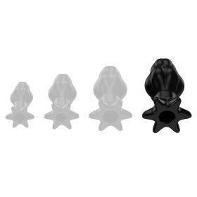 Starass Black XL – prémium tágító dugó 12 x 7 cm