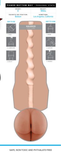 FleshJack Power Bottom – prémium maszturbátor érzékeknek