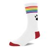 PRIDE fehér-színes zokni – stílusos kiegészítő a büszkeség ünnepére