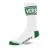 Vers – prémium fehér-zöld zokni pár