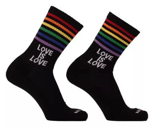 Love is Love edzőzokni fekete