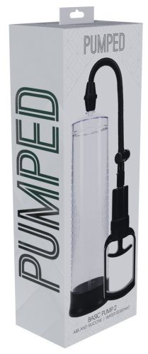 Basic Pump 2 – átlátszó péniszpumpa 20 x 5,8 cm