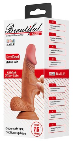 Gode Zebulon – prémium, érzéki tartós vibrátor 14 cm