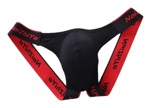 Justic Black – elegáns fekete jockstrap prémium minőségben