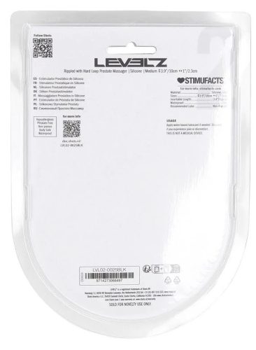 Rippled – hullámos prosztata stimulátor 9 x 2,5 cm