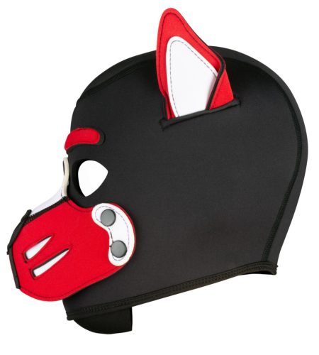 Red Husky Hood – érzéki vérvörös maszk az intimitásért