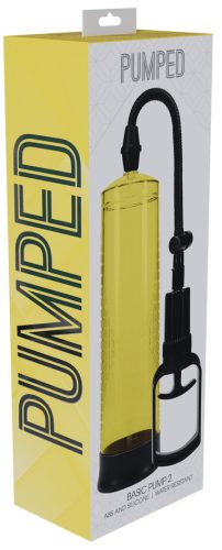 Basic Pump 2 - prémium sárga szexuális izgató pumpa