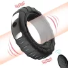 Tirering Péniszgyűrű Vibráló, texturált, vízálló 40 mm szilikon