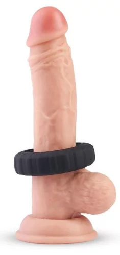 Tirering Péniszgyűrű Vibráló, texturált, vízálló 40 mm szilikon