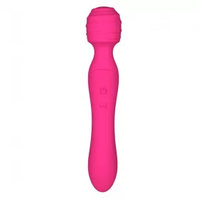 Twist Vibrátor Kettős motor, 8 mód 22 cm rózsaszín