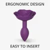 Open Roses Anál plug Ergonomikus, szilikon, vízálló S lila