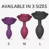 Open Roses Anál plug Ergonomikus, szilikon, vízálló S lila