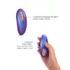 Dreamer Vibrátor Flapping mozgások, 5 mód, 8 fokozat, távirányítós, vízálló, szilikon fekete