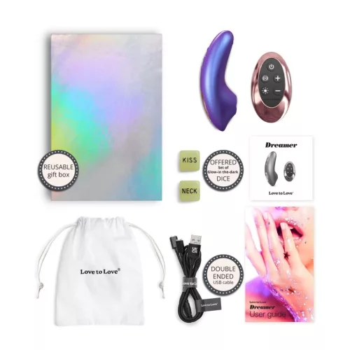 Dreamer Vibrátor Flapping mozgások, 5 mód, 8 fokozat, távirányítós, vízálló, szilikon fekete