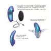 Dreamer Vibrátor Flapping rezgés, Sense touch, Vízálló Türkiz