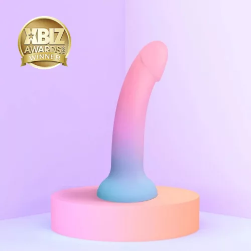 Dildolls Dildó Ívelt forma, tapadókorongos M 14,8 cm több színben