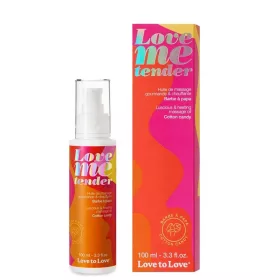 Love Me Tender masszázsolaj 100 ml vattacukor illattal