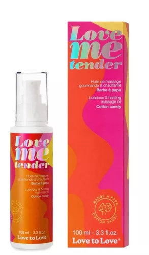 Love Me Tender masszázsolaj 100 ml vattacukor illattal