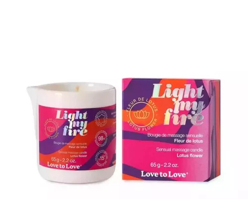 Light My Fire Lotus virág masszázsgyertya 65 g