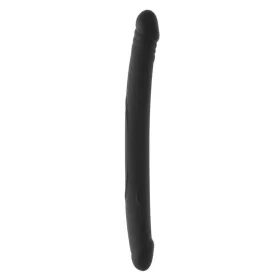 Real Double Dildó Dupla fejjel 42 cm fekete szilikon