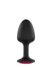 Marc Dorcel Anál plug belső mozgó golyóval 7,9 cm piros kristály