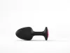 Marc Dorcel Anál plug belső mozgó golyóval 7,9 cm piros kristály