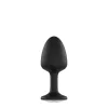Marc Dorcel Anál plug belső golyós, 8 cm fehér kristály