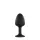 Marc Dorcel Anál plug belső golyós, 8 cm fehér kristály