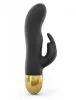Marc Dorcel Vibrátor Rezgő, 10 mód, USB töltés, vízálló 19 cm fekete-arany