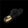 Marc Dorcel Vibrátor Rezgő, 10 mód, USB töltés, vízálló 19 cm fekete-arany