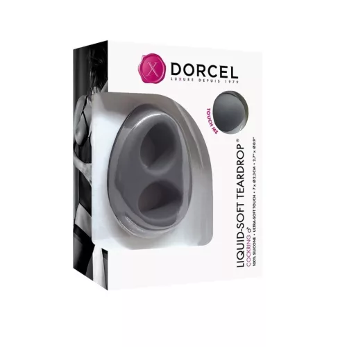 Marc Dorcel Péniszgyűrű késleltető hatás fekete szilikon