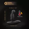 Dorcel Prosztata masszírozó 16 program, 3 rotáció, fűthető 9 cm fekete