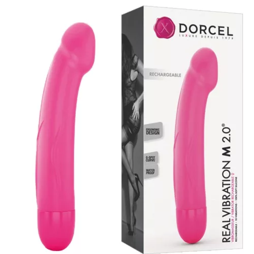 Real Vibration Vibrátor 10 mód - G-pont stimuláló - M méret magenta