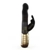 Dorcel Vibrátor Dupla motor, forgó 22 cm fekete-arany