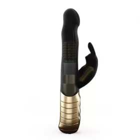 Dorcel Vibrátor Dupla motor, forgó 22 cm fekete-arany