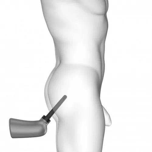 Intim zuhany lewatyva, 350 ml, szilikon, 22 cm, vízálló