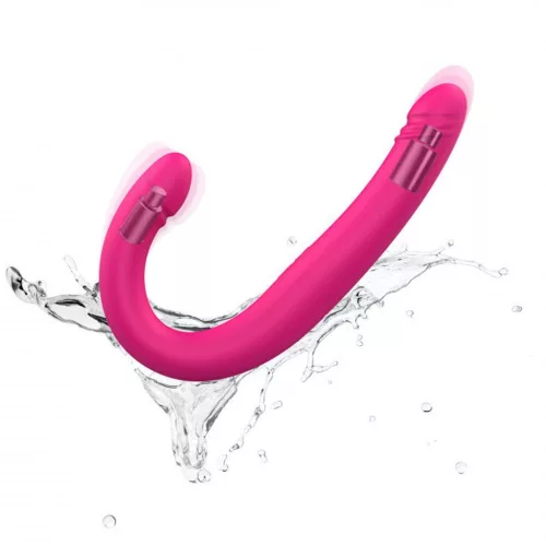Orgasmic Dildó Kettős stimuláció, 9 módban pulzáló és rezgő 45 cm