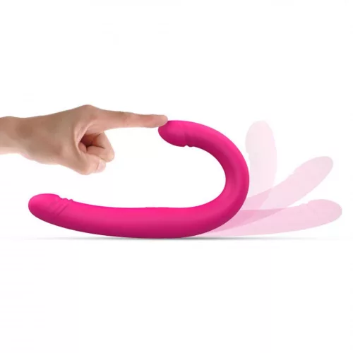Orgasmic Dildó Kettős stimuláció, 9 módban pulzáló és rezgő 45 cm