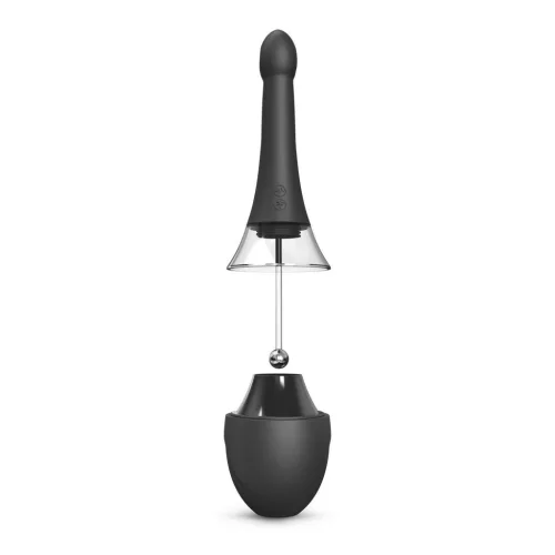 Douche Mate Pro Análdöző vibrációs 200 ml fekete
