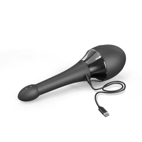 Douche Mate Pro Análdöző vibrációs 200 ml fekete
