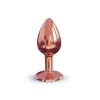 Marc Dorcel anál dugó hőkezelhető biztonságos 7,1 cm arany-rózsaszín fekete kristály