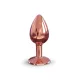 Marc Dorcel anál dugó hőkezelhető biztonságos 7,1 cm arany-rózsaszín fekete kristály