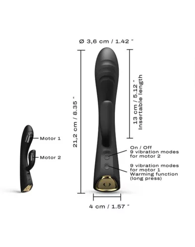 Dorcel Vibrátor Ultra rugalmas G-pont stimuláló Fekete