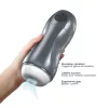 Dorcel Maszturbátor Szívóhatás, Rezgő, 3+1 mód, 10 rezgés 22 cm fekete