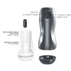 Dorcel Maszturbátor Szívóhatás, Rezgő, 3+1 mód, 10 rezgés 22 cm fekete