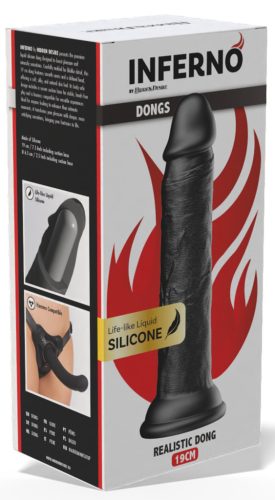 Good Dickdong Noir – prémium klasszikus vibrátor 17 cm